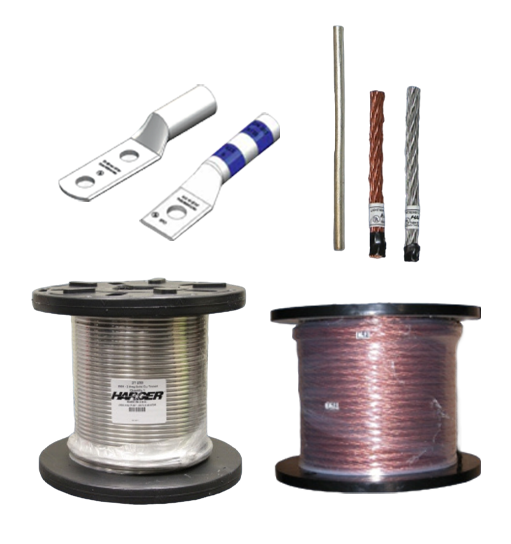 Cables y terminales de compresión