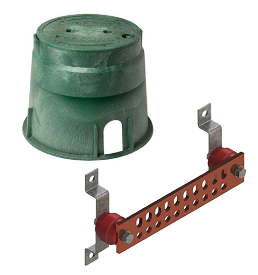 Pozo de revision y barra terminal